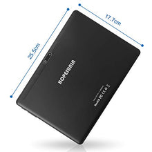 Lade das Bild in den Galerie-Viewer, 10-Zoll-Android-Tablet mit ultraschnellem Android 9.0, 4 GB RAM, 64 GB ROM - Google GSM-Zertifiziert, ultradünn 8000 mAh / 5 MP 8 MP/Type- C(schwarz)