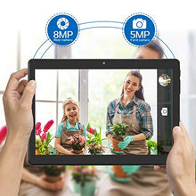 Lade das Bild in den Galerie-Viewer, HOPESUNIN 10.1-Zoll-Android-Tablet mit ultraschnellem Android 9.0, 4 GB RAM, 64 GB ROM - Google GSM-Zertifiziert, ultradünn 8000 mAh / 5 MP 8 MP/Type- C (schwarz)