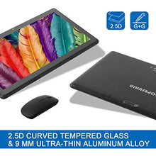Lade das Bild in den Galerie-Viewer, HOPESUNIN 10.1-Zoll-Android-Tablet mit ultraschnellem Android 9.0, 4 GB RAM, 64 GB ROM - Google GSM-Zertifiziert, ultradünn 8000 mAh / 5 MP 8 MP/Type- C (schwarz)