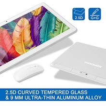Lade das Bild in den Galerie-Viewer, 10-Zoll-Android-Tablet mit ultraschnellem Android 9.0, 4 GB RAM, 64 GB ROM - Google GSM-Zertifiziert, ultradünn 8000 mAh / 5 MP 8 MP/Type- C( Weiß)
