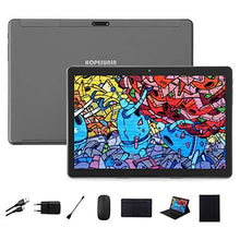 Lade das Bild in den Galerie-Viewer, HOPESUNIN 9,7-Zoll-Android-Tablet mit ultraschnellem Android 9.0, 4 GB RAM, 64 GB ROM - Google GSM-Zertifiziert, ultradünn 8000 mAh / 5 MP 8 MP/Type- C (grau)
